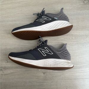 New Balance Charcoal and White Athletic Shoes
